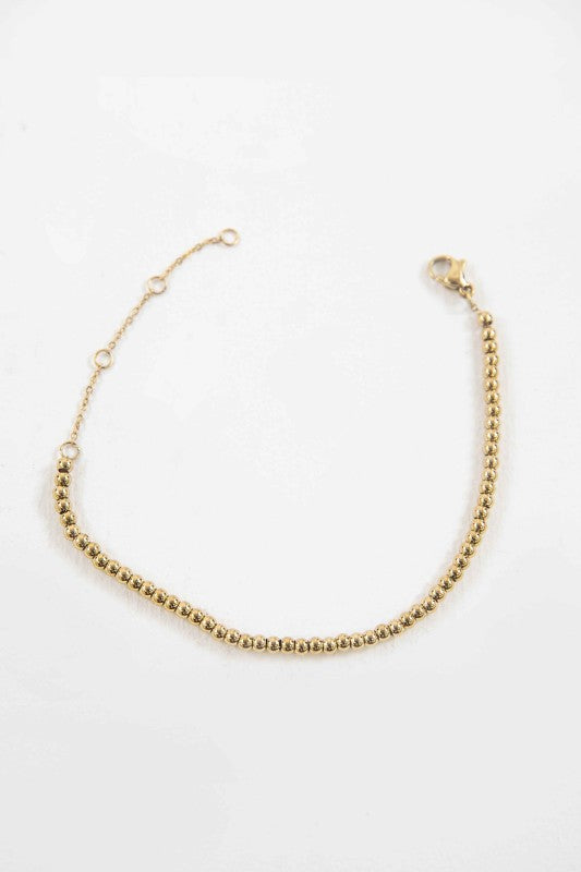 Micro Beaded Bracelet | Gold