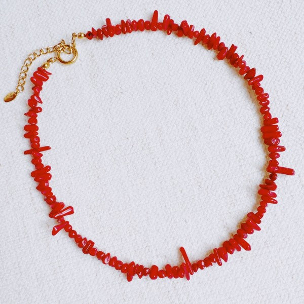 White Sands Coral Reef Necklace – Gold-Plated Coas
