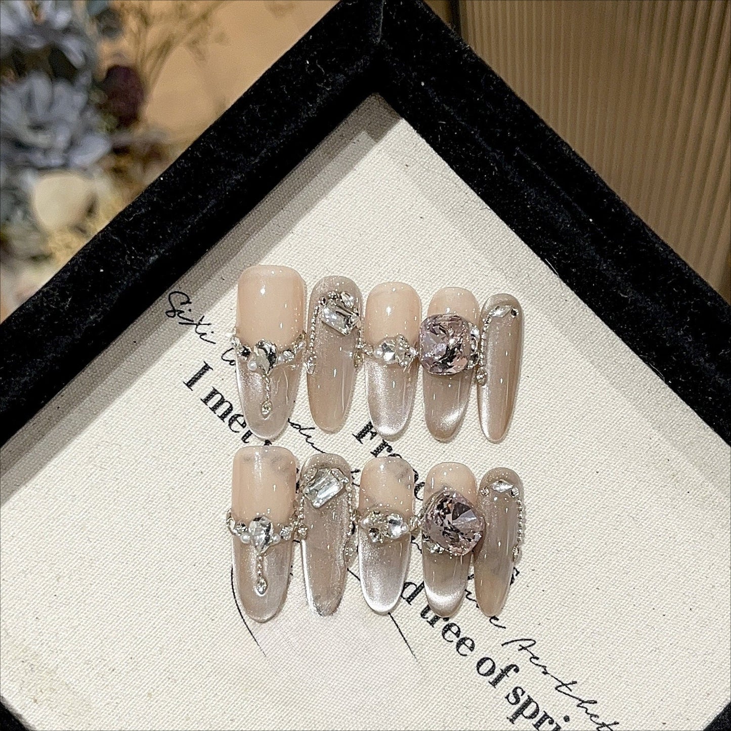 0995- Handmade press on nails fake nails removable