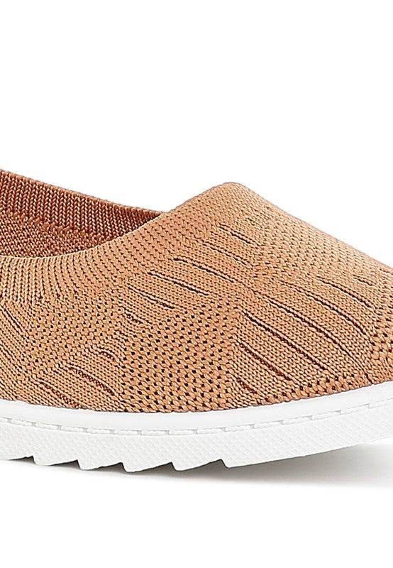 Lubna Knitted Flat Ballet Flats