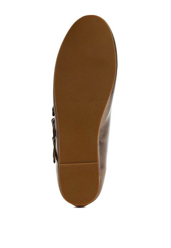 Macarina Triple Strap Mary Jane Ballerinas