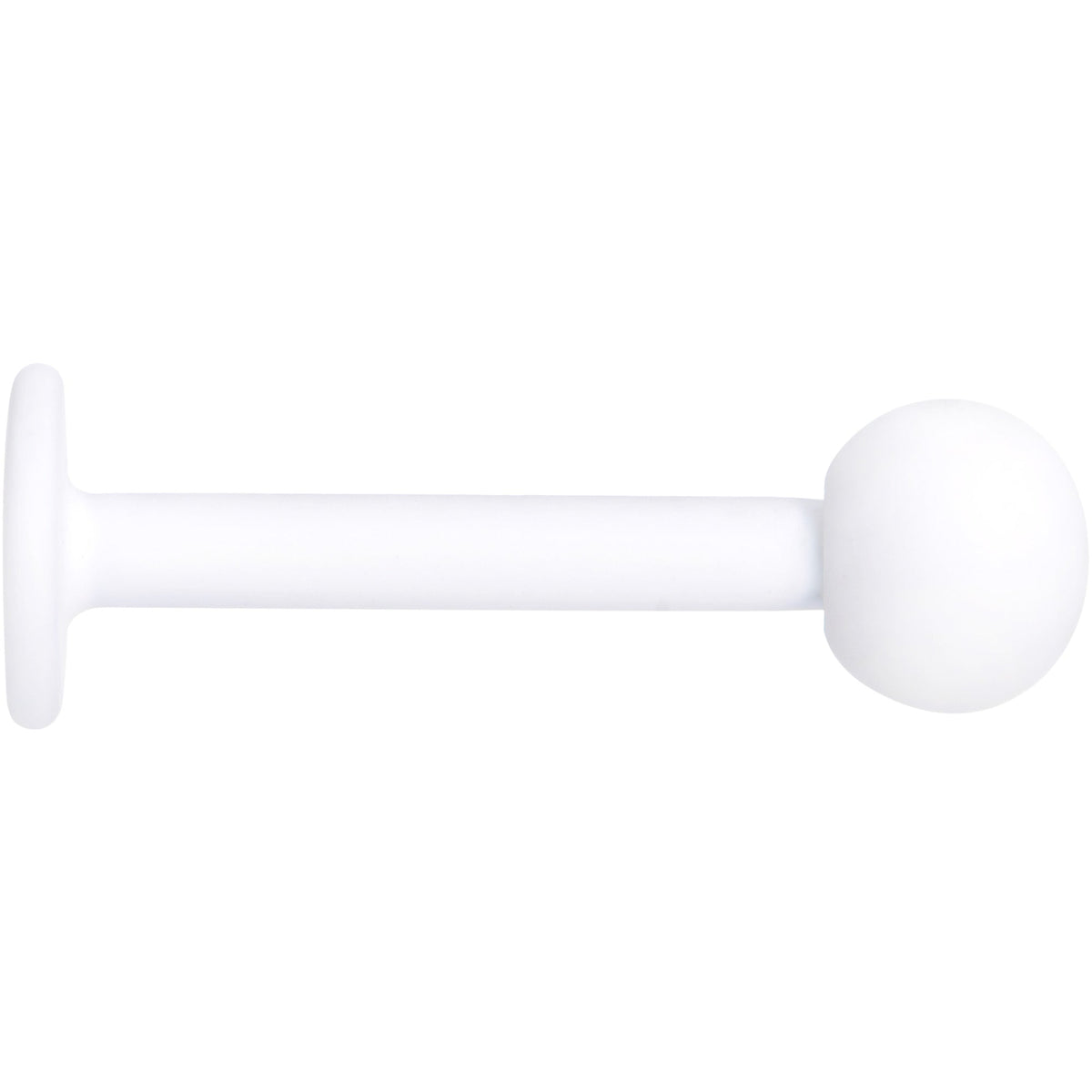 16G 5/16 White Acrylic Matte Labret Monroe Tragus