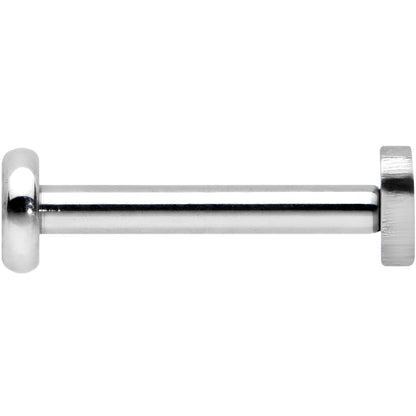 16G 5/16 Heart Grade 23 Titanium Internal Thread Labret Tragus