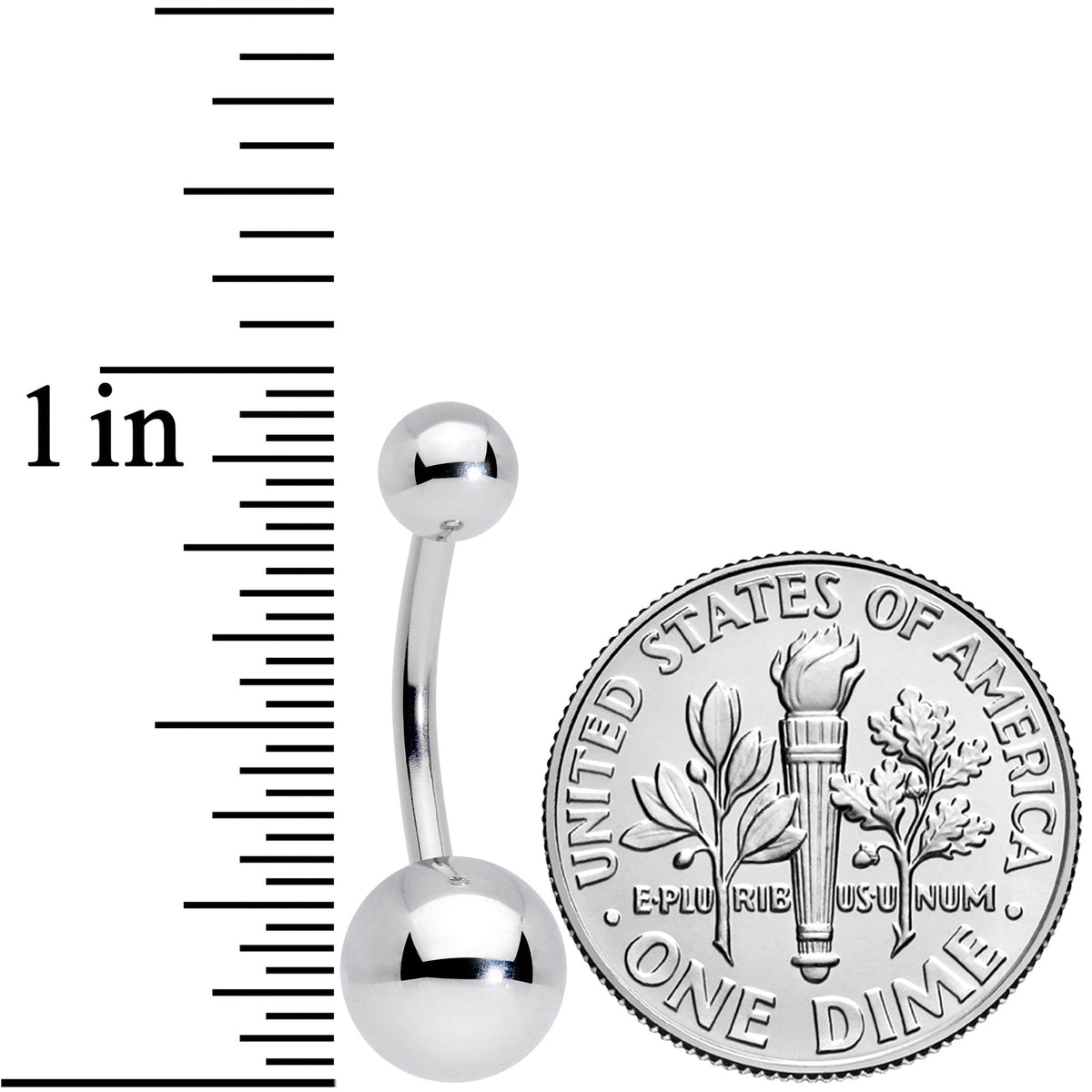 Simply Stylish Internally Threaded Belly Ring