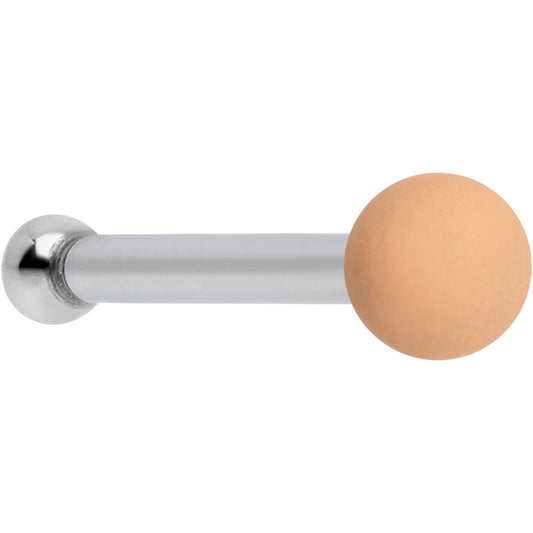 20G 1/4 Tan Matte 2mm Nose Bone