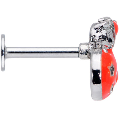16G 5/16 Cat Pumpkin Halloween Labret Monroe Tragus