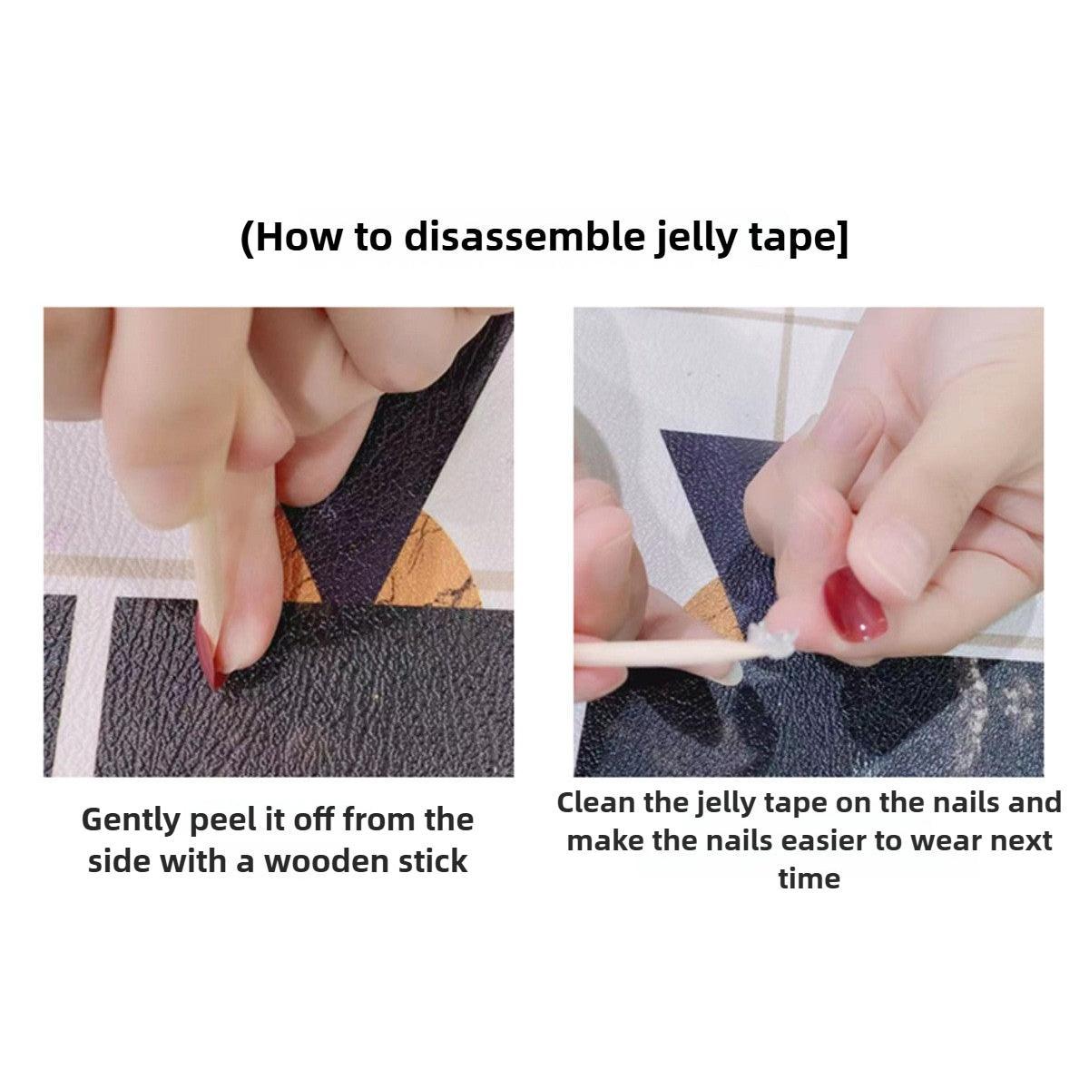 1052- Handmade press on nails fake nails removable Handmade Drawing Nails