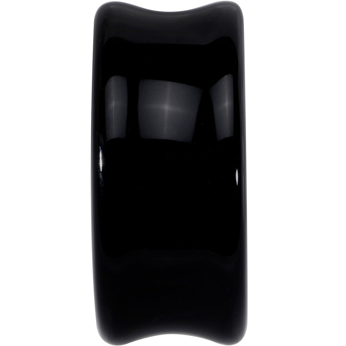 Natural Black Agate Stone Saddle Plug Set