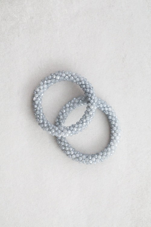 Beaded Rope Bracelet Frost
