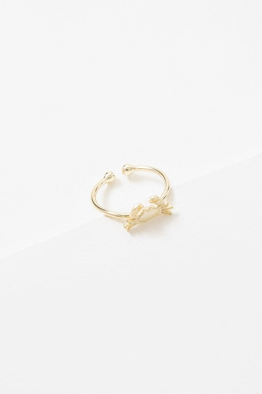 Maryland Crab Ring (18K & 24K Gold)