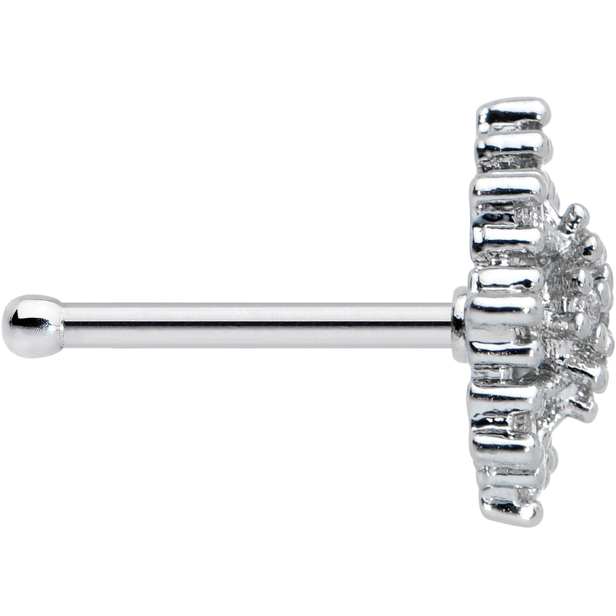 20G 5/16 Clear CZ Gem Constellation Nose Bone