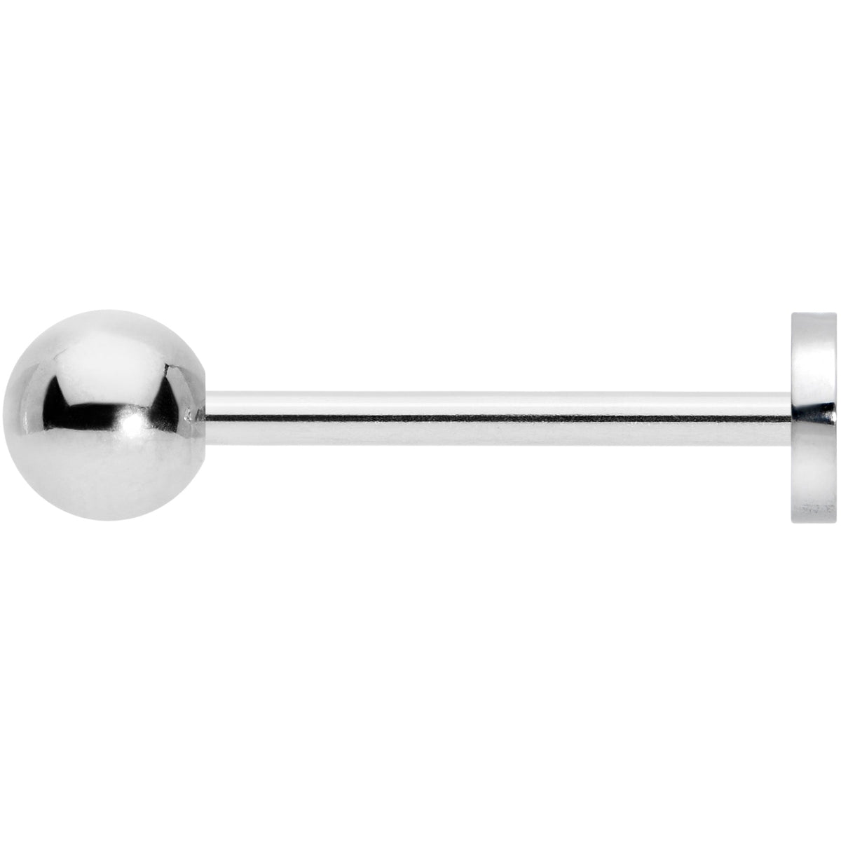 Talking About Peace Symbol Barbell Tongue Ring
