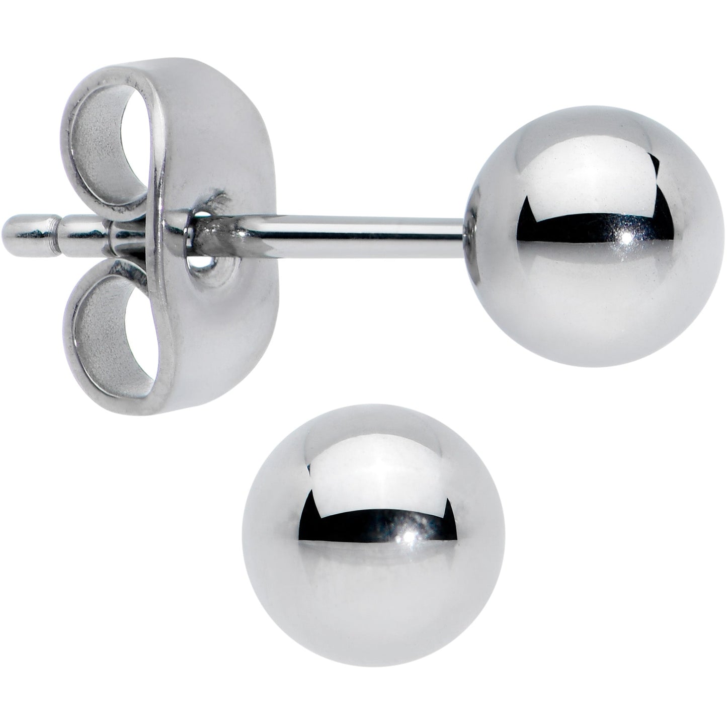20G 5mm Ball End Grade 23 Titanium Post Stud Earrings