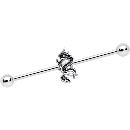 14G Regal Medieval Dragon Industrial Barbell 38mm