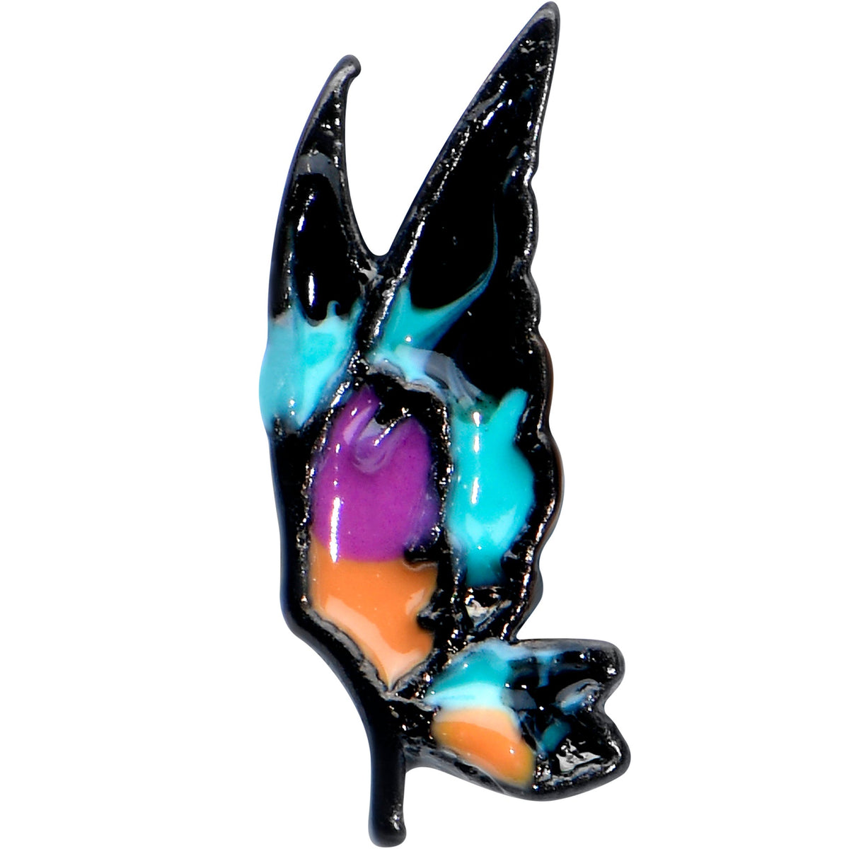 20G 1/4 Sunset Side Butterfly Nose Bone