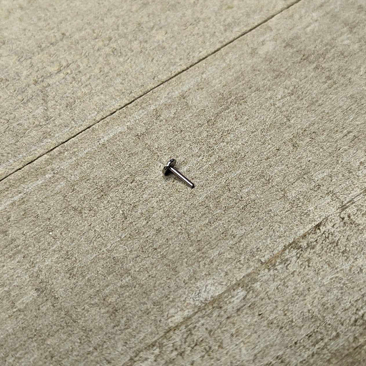 18G 1/4 G23 Titanium Threadless Post Only Labret Tragus