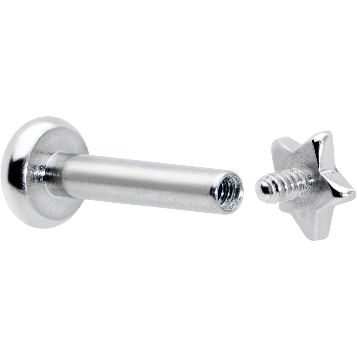 16G 1/4 G23 Titanium Super Star Internal Thread Labret Monroe Tragus
