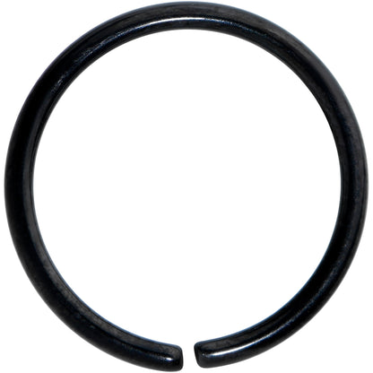 18G 3/8 Black PVD Grade 23 Titanium Bendable Hoop Ring