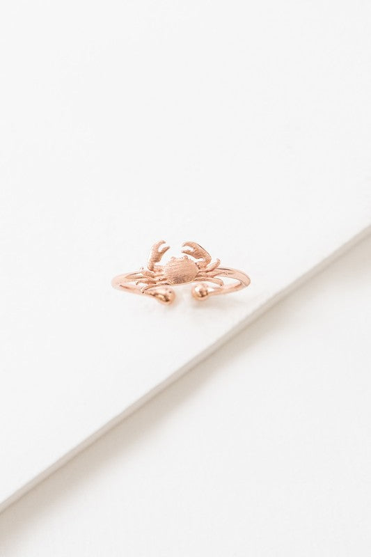 Maryland Crab Ring (18K & 24K Gold)