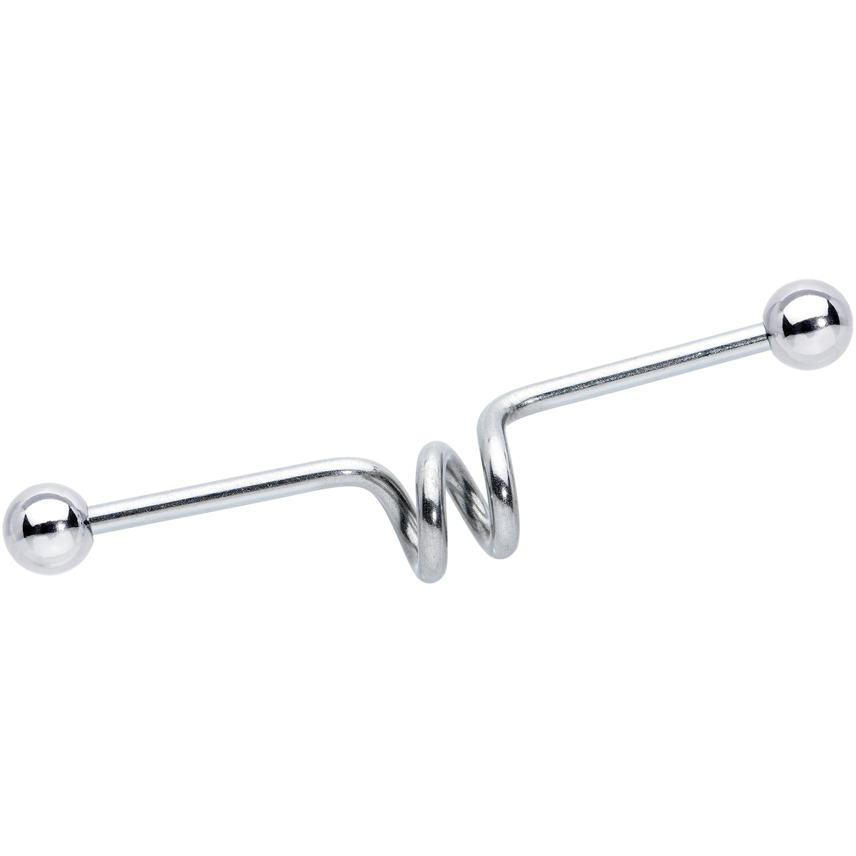 14G Loops Waves Industrial Project Bar 40mm Set of 5