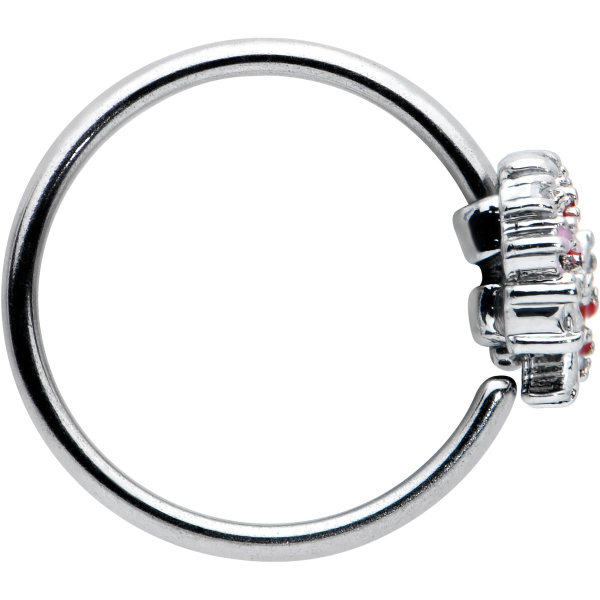 20G 5/16 Luscious Pinks Fruit Tree Nose Hoop