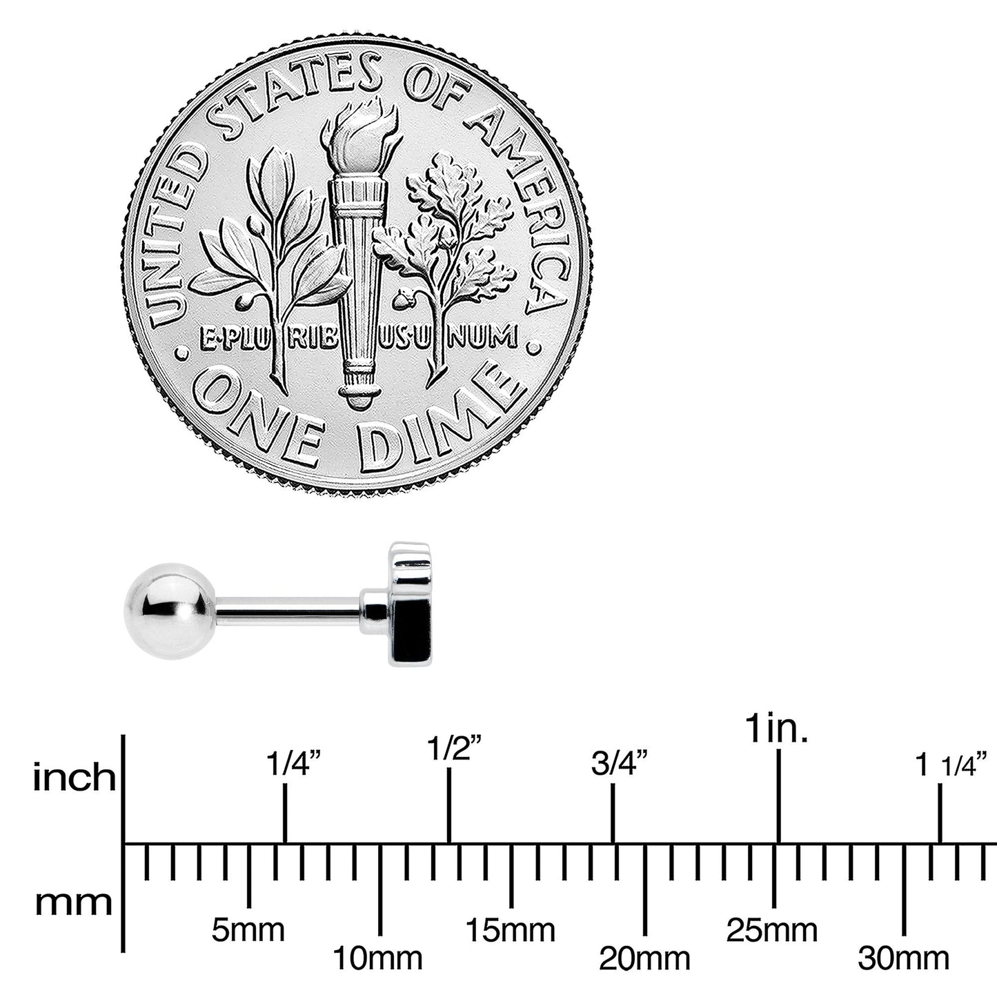 16G 1/4 Sweet Happy Beer St Patricks Cartilage Tragus Earring