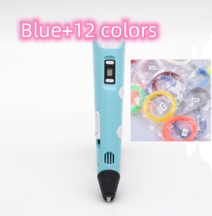 3D print pen 3D pen two generation graffiti 3D stereoscopic paintbrush