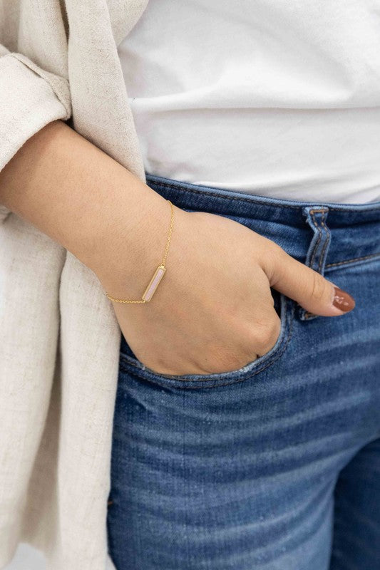 Marble Bar Bracelet