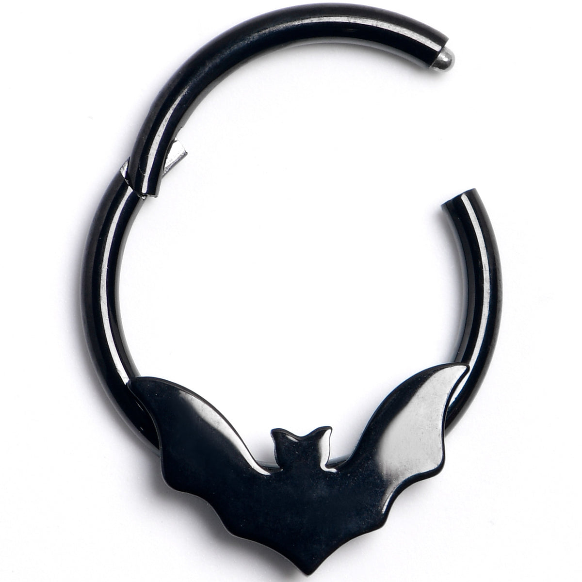 16G 3/8 Black Bat Precision Hinged Segment Ring