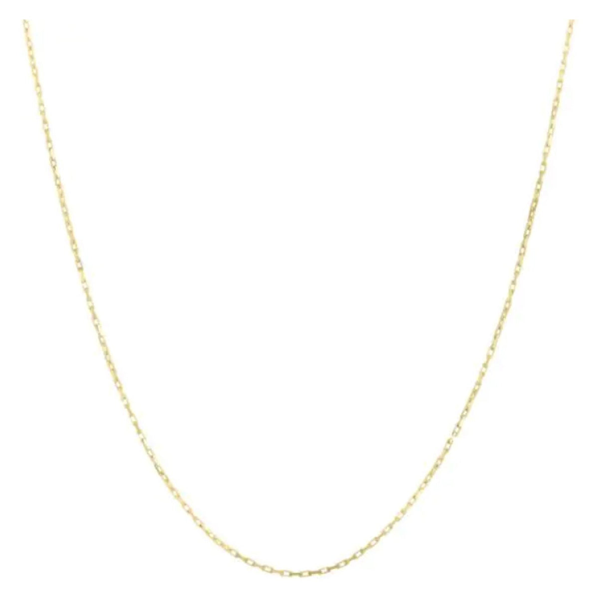 14k Yellow Gold French Cable Chain (1.30 mm)