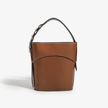 Chic Small Hand Bucket Bag – Stylish Fashion Commuter Shoulder Crossbody Bag & Compact Tote Purse hobo