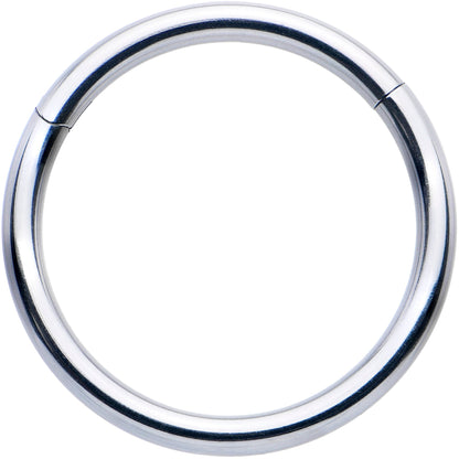14G 9/16 316L Surgical Steel Precision Hinged Segment Hoop