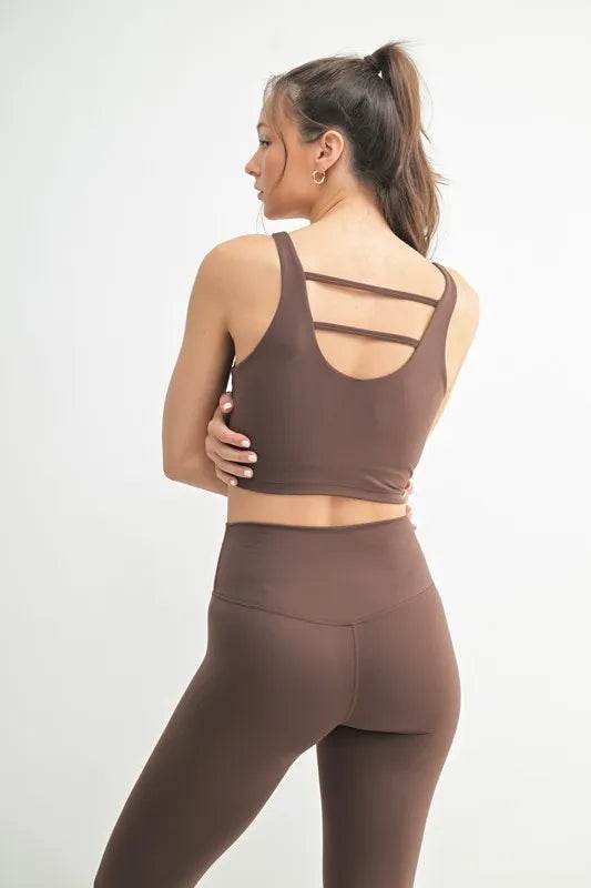 MONO B Venice Cloud Light U-Back Active Tank