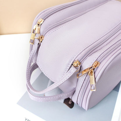 Makeup bag with compartments, Multifunctional cosmetic bag women's large capacity, portable storage bag, partition travel toilet bag, makeup bag organizer,