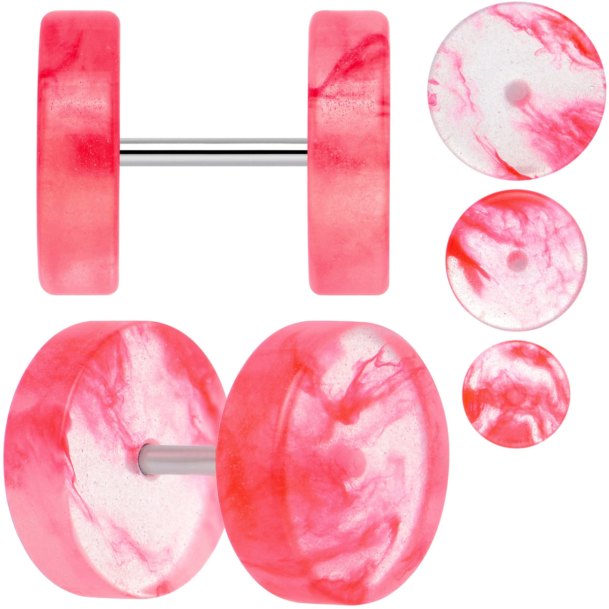 Glow in the Dark Two Tone Cheater Plug Set