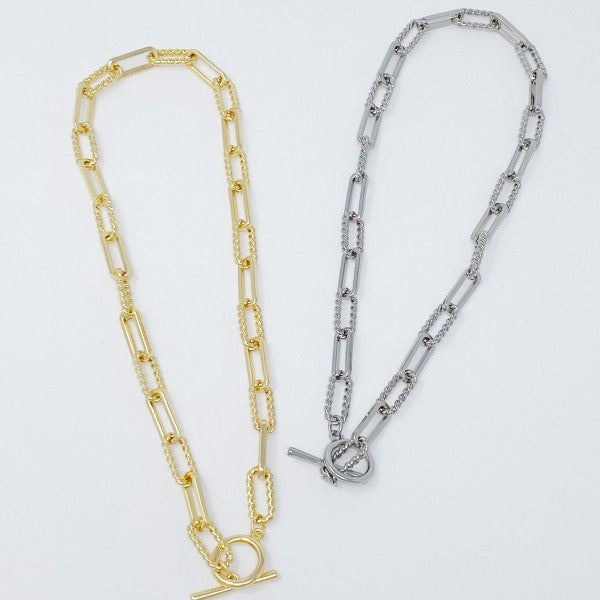 Toggle Chain Link Necklace