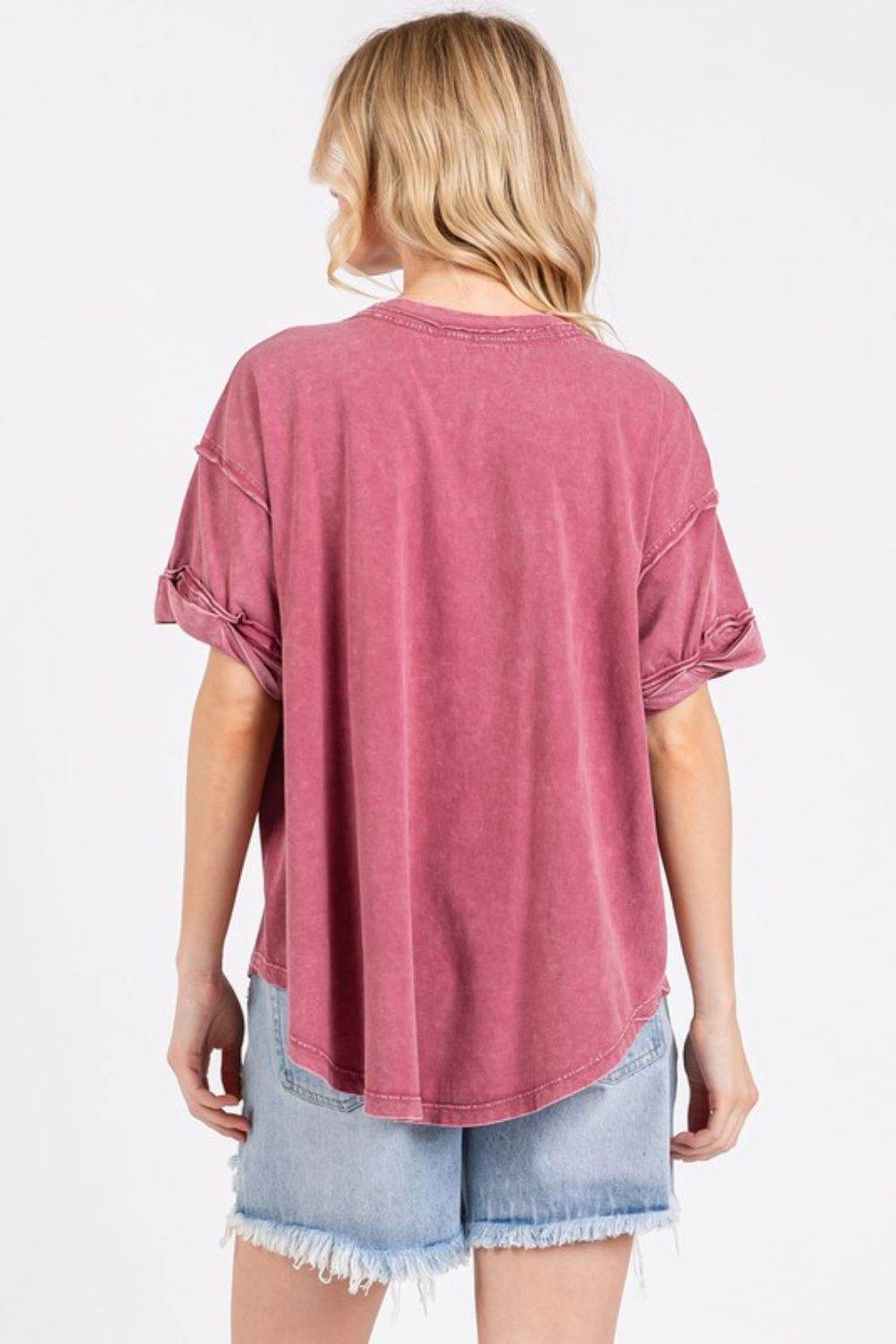 Mittoshop GAME DAY Round Neck Short Sleeve T-Shirt
