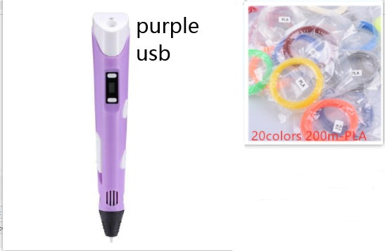 3D print pen 3D pen two generation graffiti 3D stereoscopic paintbrush