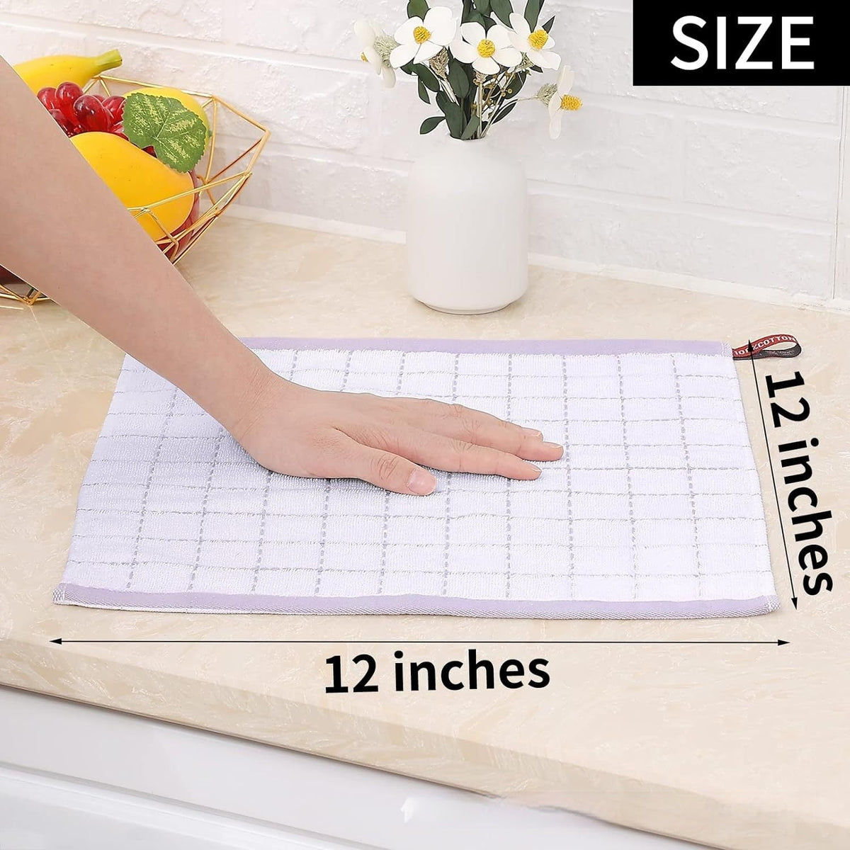 Thickened All-cotton Scouring Pad Highly Absorbent And Soft