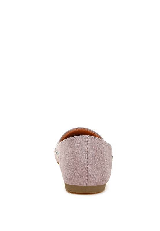 Olesia Stud Emebllished Ballet Flats