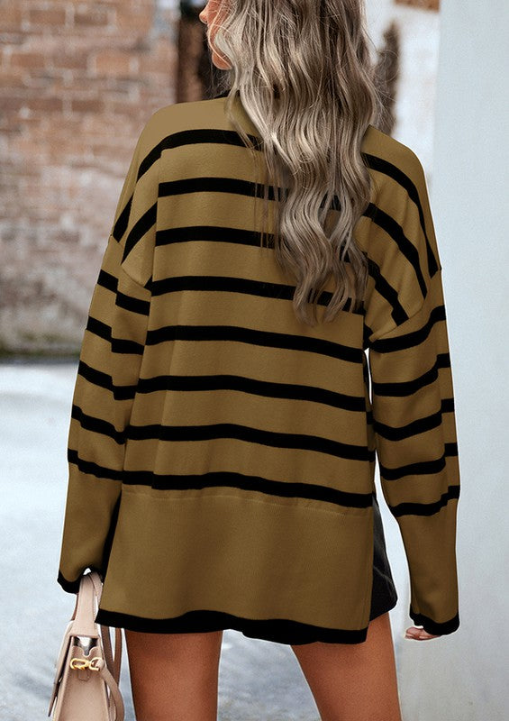 Women Mock Neck Sweater