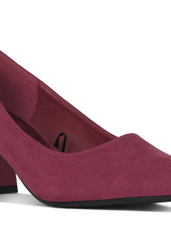 Malai Block Heel Pumps