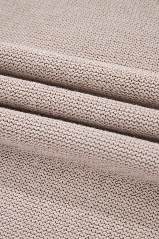 Ava Colorblock Exposed Seam Sweater