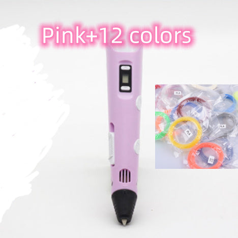 3D print pen 3D pen two generation graffiti 3D stereoscopic paintbrush