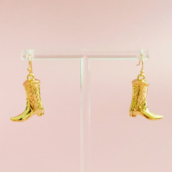 Cowgirl Bootie Dangle Earring