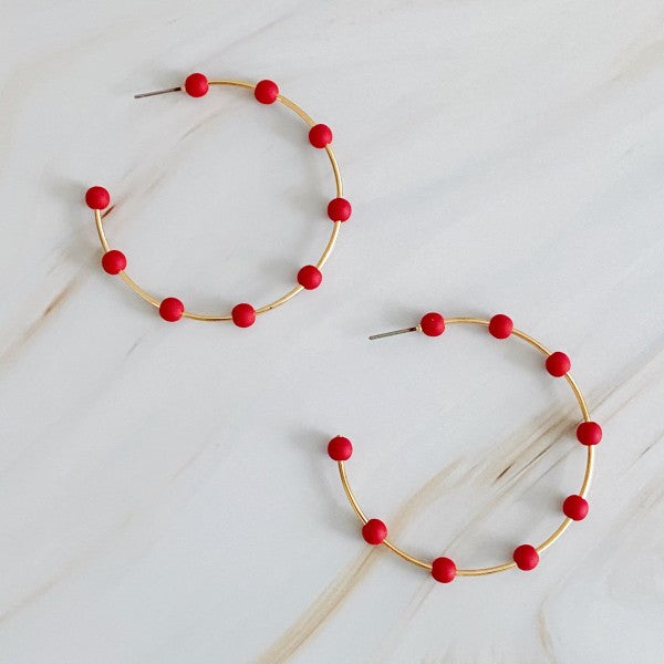 Games On Cloud Nine Hoop Earrings