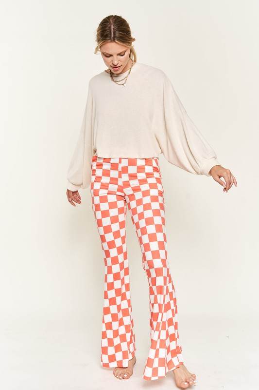 TENNESSEE ORANGE AND WHITE CHECKERED PANTS