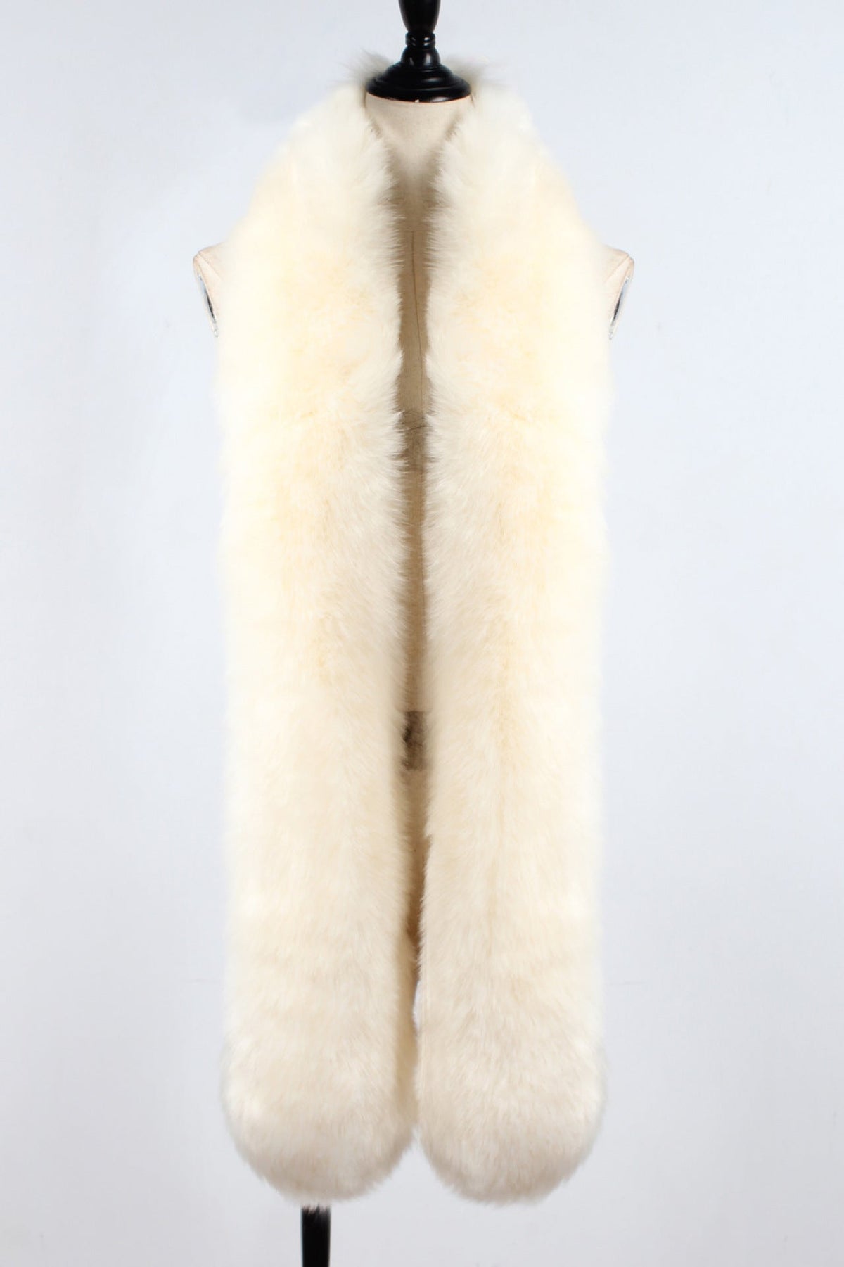 Faux Fur Fox Fur Long Scarf Shawl Fur Collar