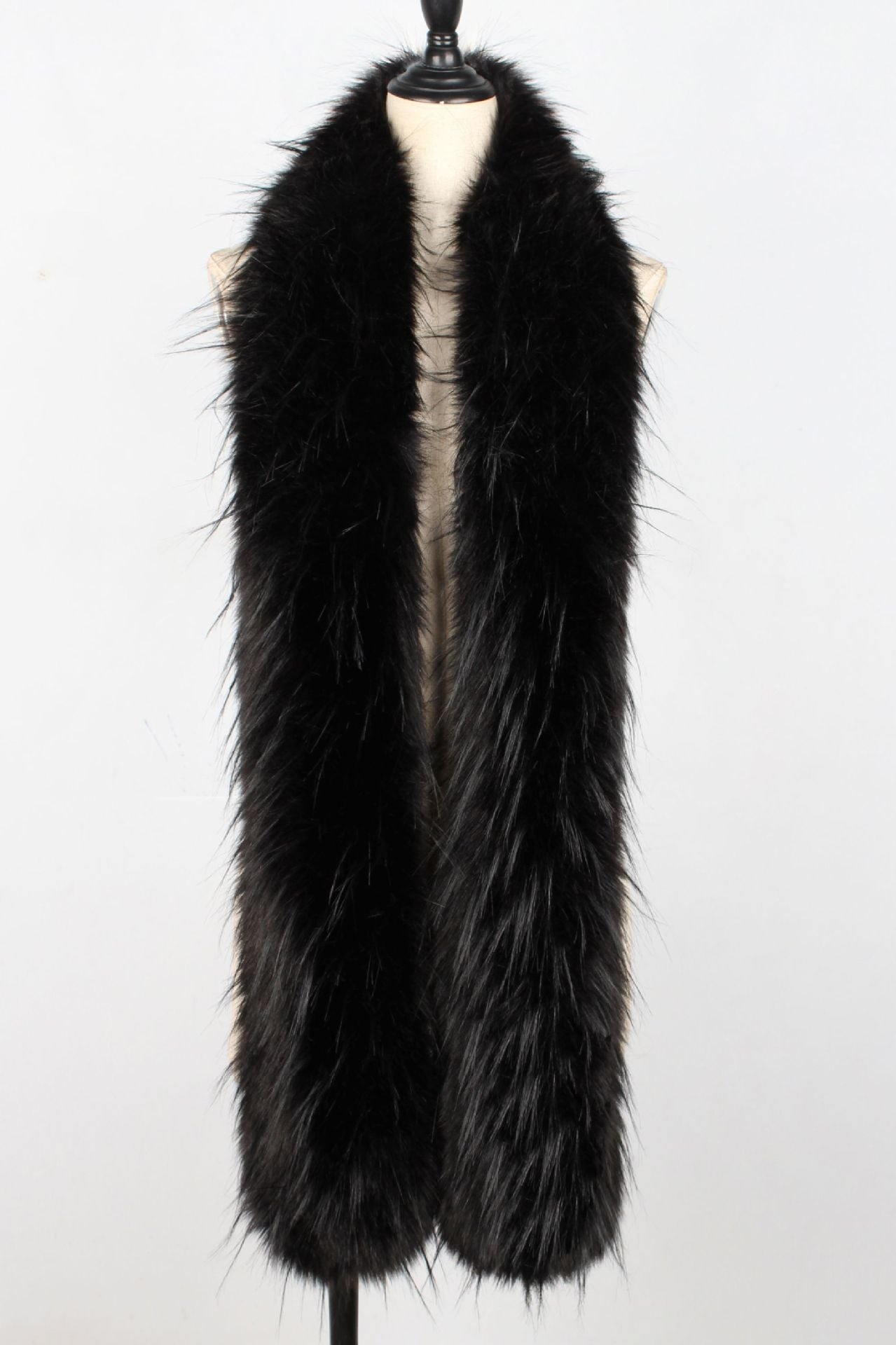 Faux Fur Fox Fur Long Scarf Shawl Fur Collar