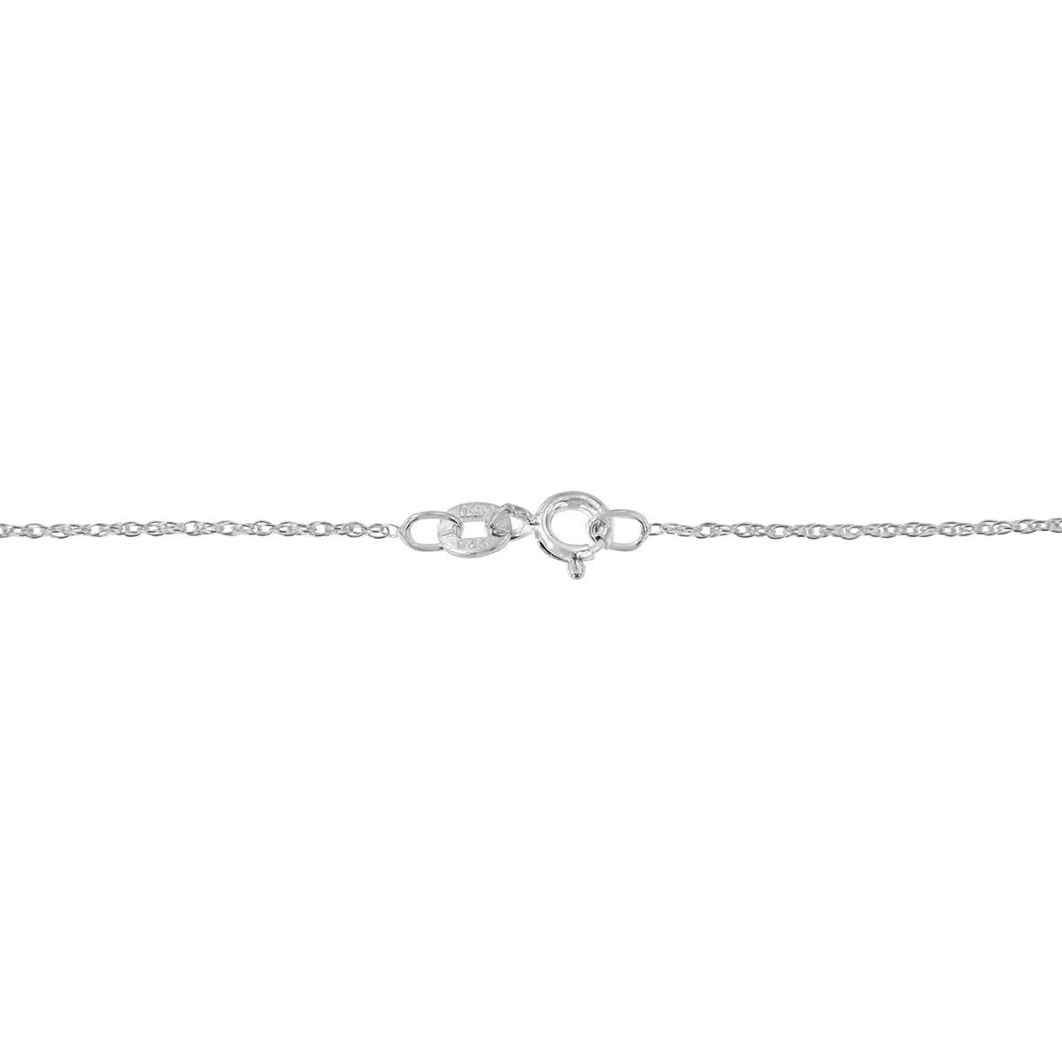 10KT Two Tone Gold 1/6 cttw Diamond Floating Heart Pendant Necklace (K-L, I1-I2)